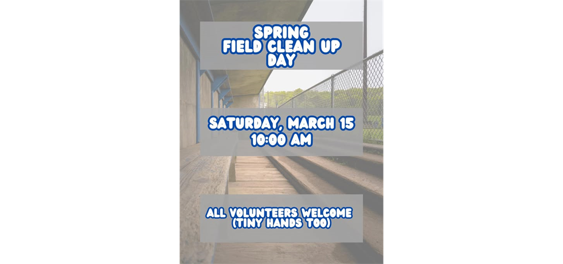 Spring Field Clean Up