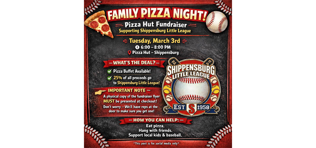 Pizza Hut Fundraiser - Click here! 