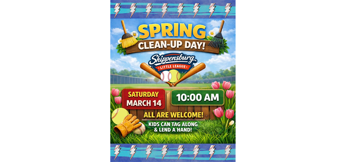 Spring Clean Up on March 14 - Click Here for Details! 